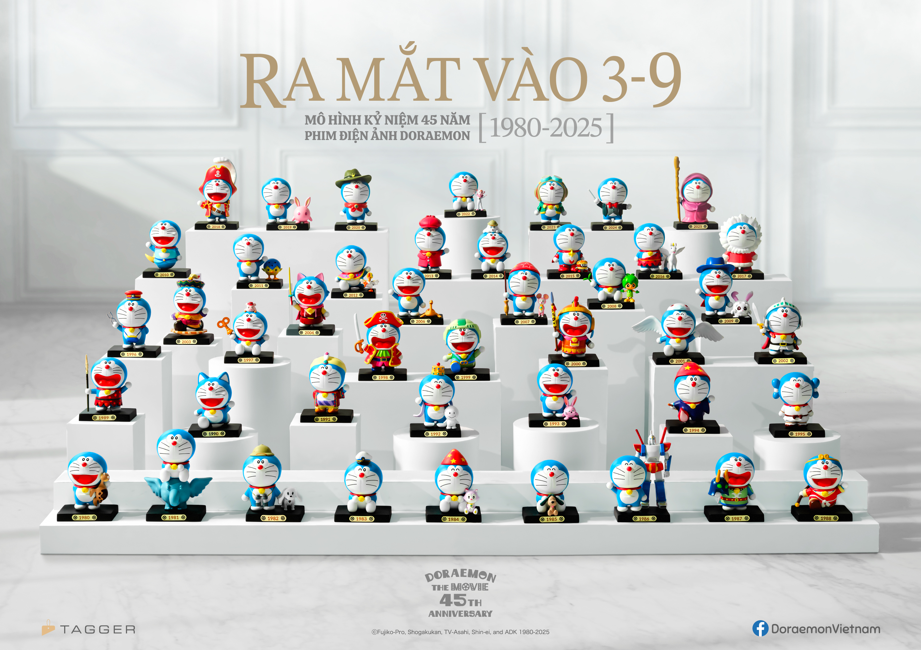 DORAEMON FIGURE – DORAEMON THE 45TH MOVIE ANNIVERSARY COLLECTION
